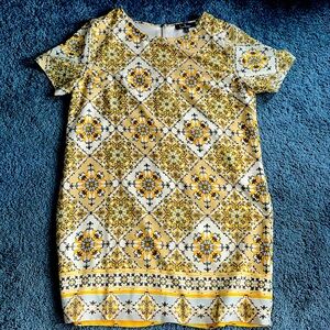 Dandelion Yellow Print Dress